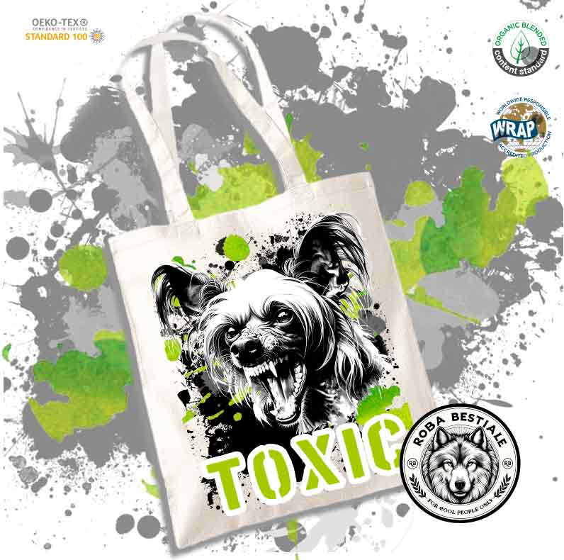 Shopper TOXIC - CHINESE CRESTED DOG