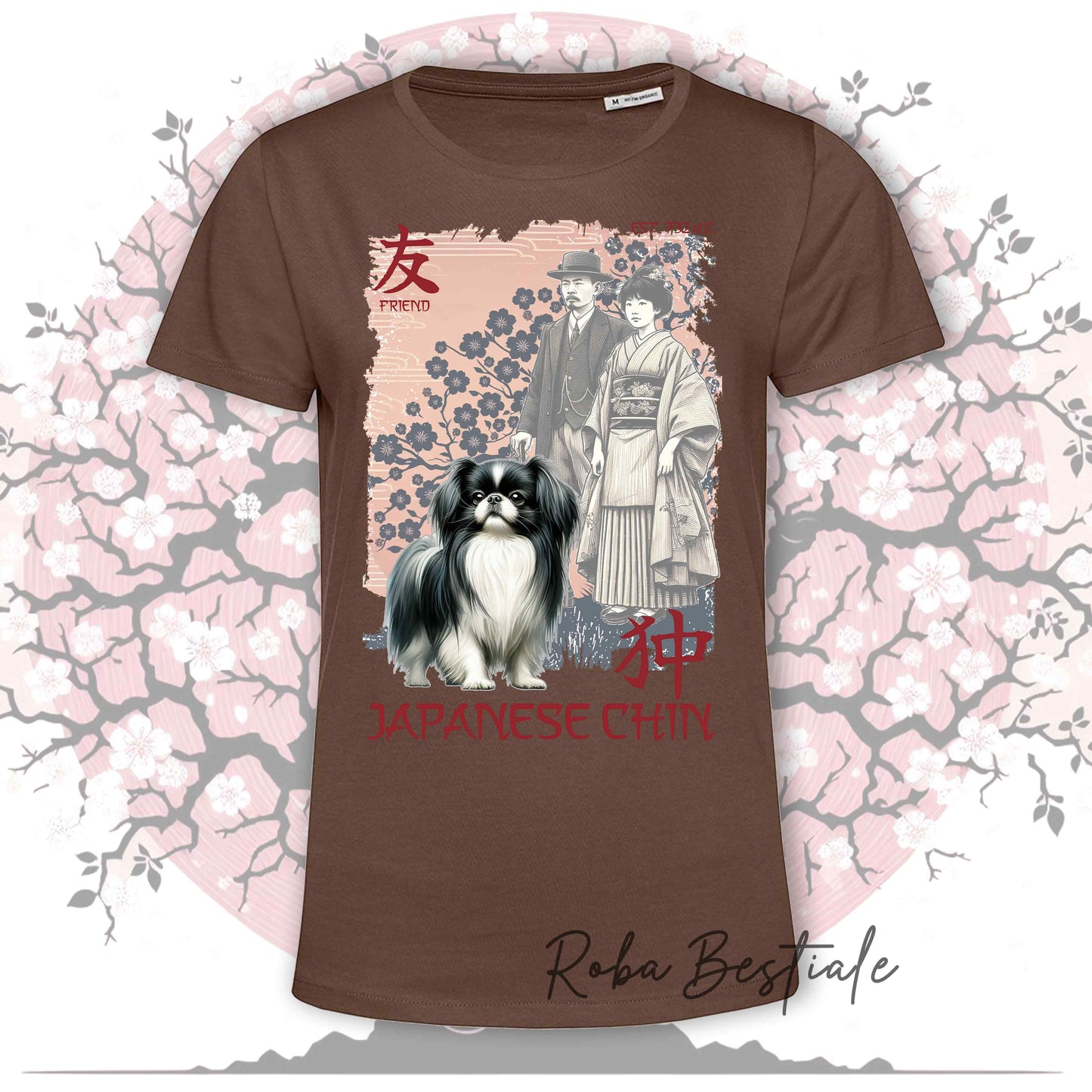 T-Shirt JAPAN STYLE "PRIDE" - CHIN GIAPPONESE - da DONNA, in tanti colori! Dalla XS alla 3XL