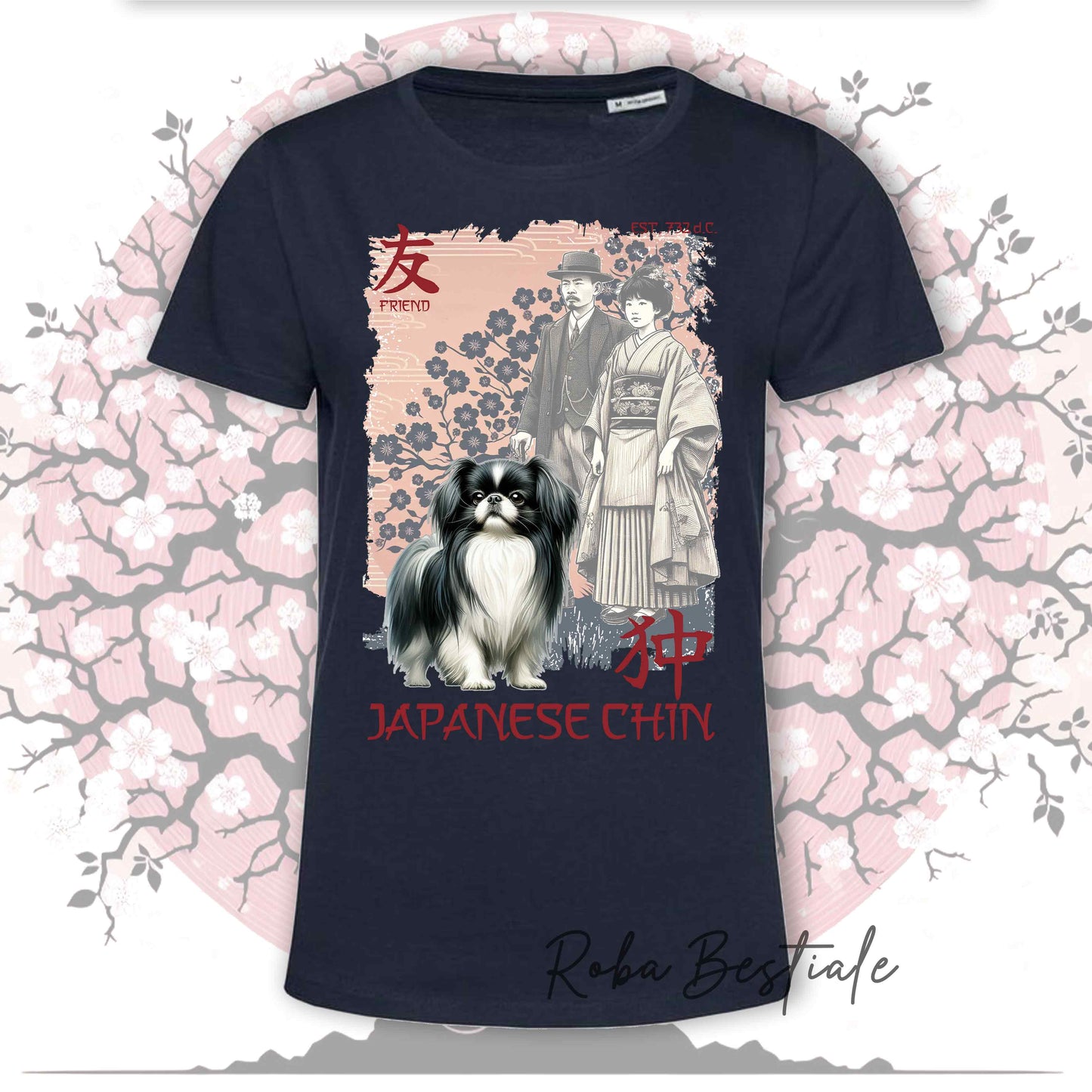 T-Shirt JAPAN STYLE "PRIDE" - CHIN GIAPPONESE - da DONNA, in tanti colori! Dalla XS alla 3XL