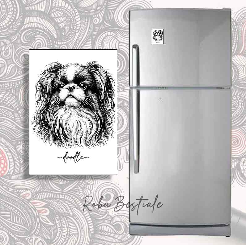 DOODLE magnet - JAPANESE CHIN