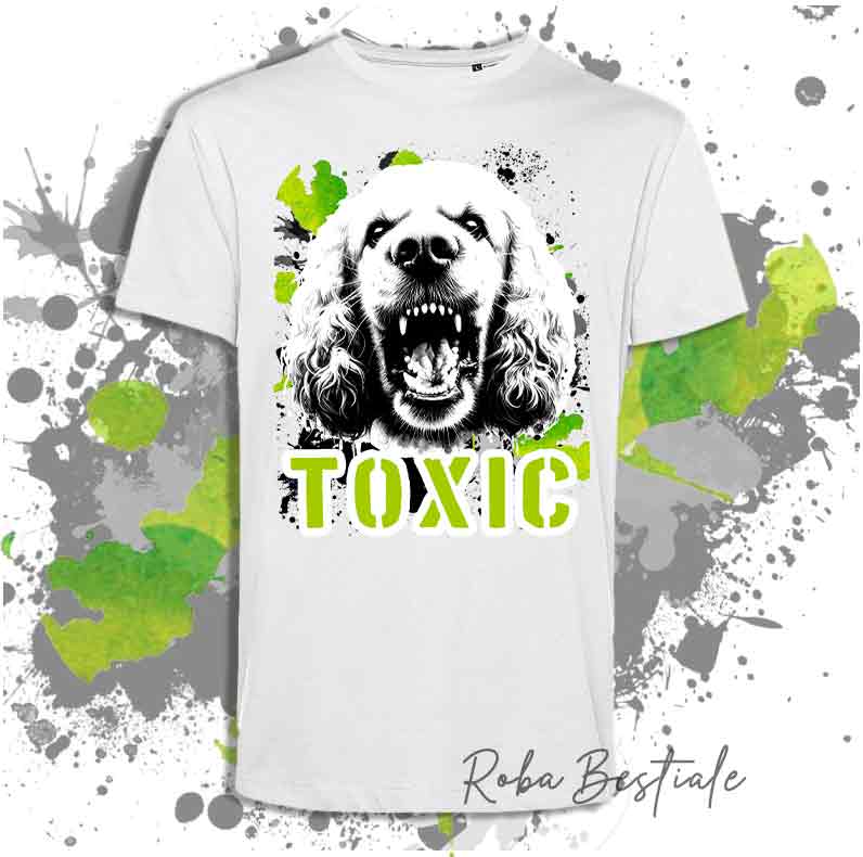 T-Shirt TOXIC - CLUMBER SPANIEL