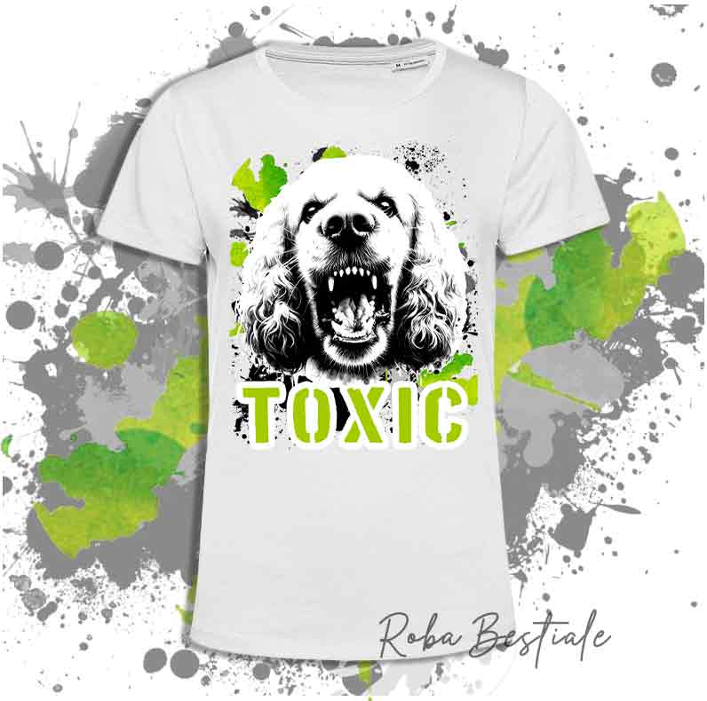 T-Shirt TOXIC - CLUMBER SPANIEL
