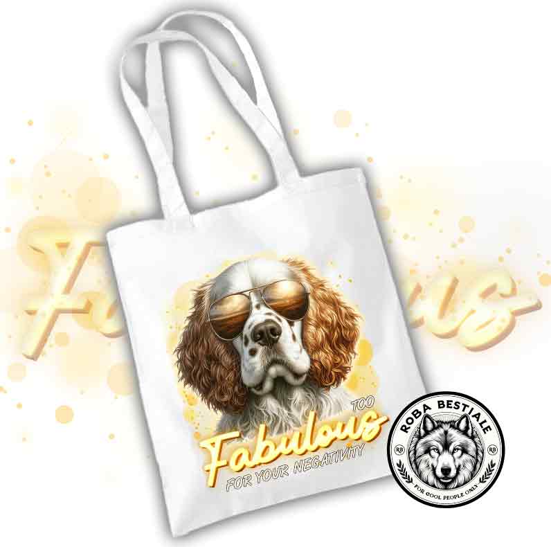 TOO FABULOUS Shopper - CLUMBER SPANIEL
