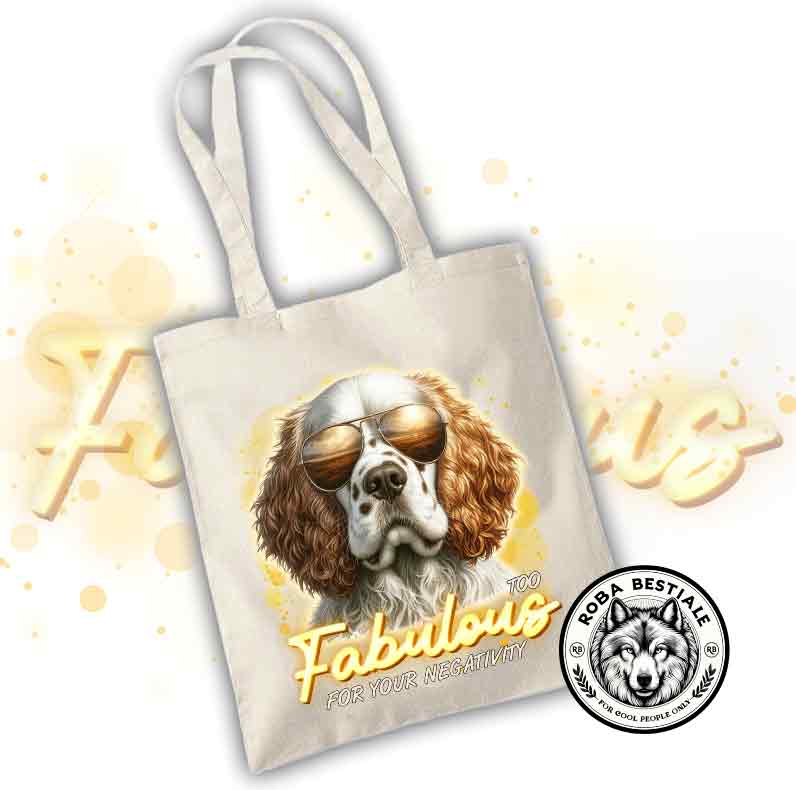 TOO FABULOUS Shopper - CLUMBER SPANIEL