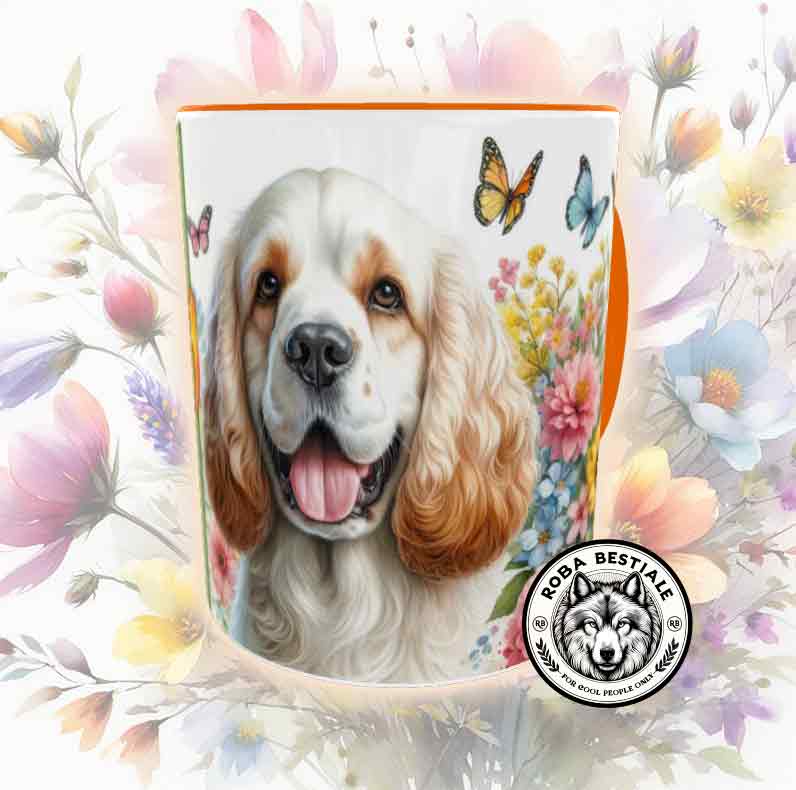 Tazza SPRING LOVE - CLUMBER SPANIEL