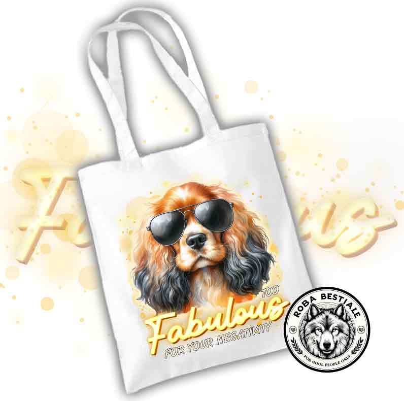 TOO FABULOUS Shopper - ENGLISH COCKER SPANIEL