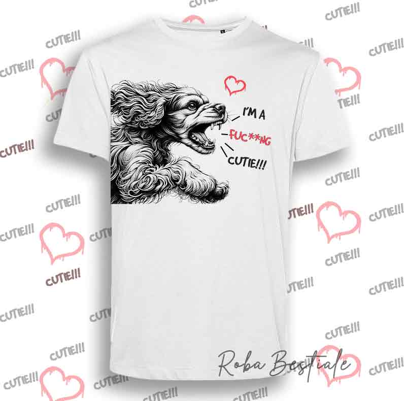 T-Shirt I'M A FUC**NG CUTIE - COCKER SPANIEL INGLESE