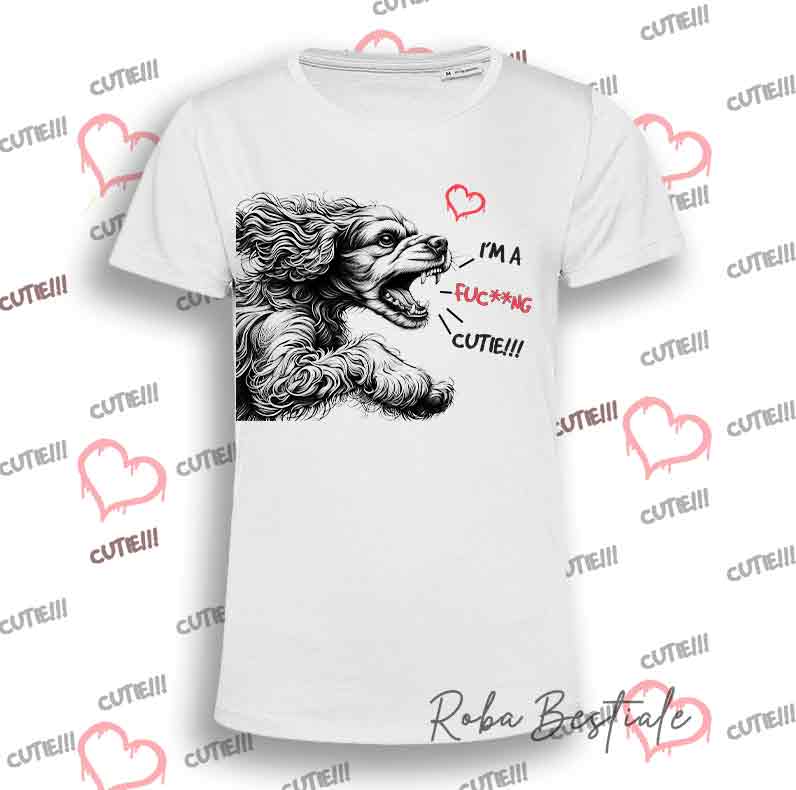 T-Shirt I'M A FUC**NG CUTIE - COCKER SPANIEL INGLESE