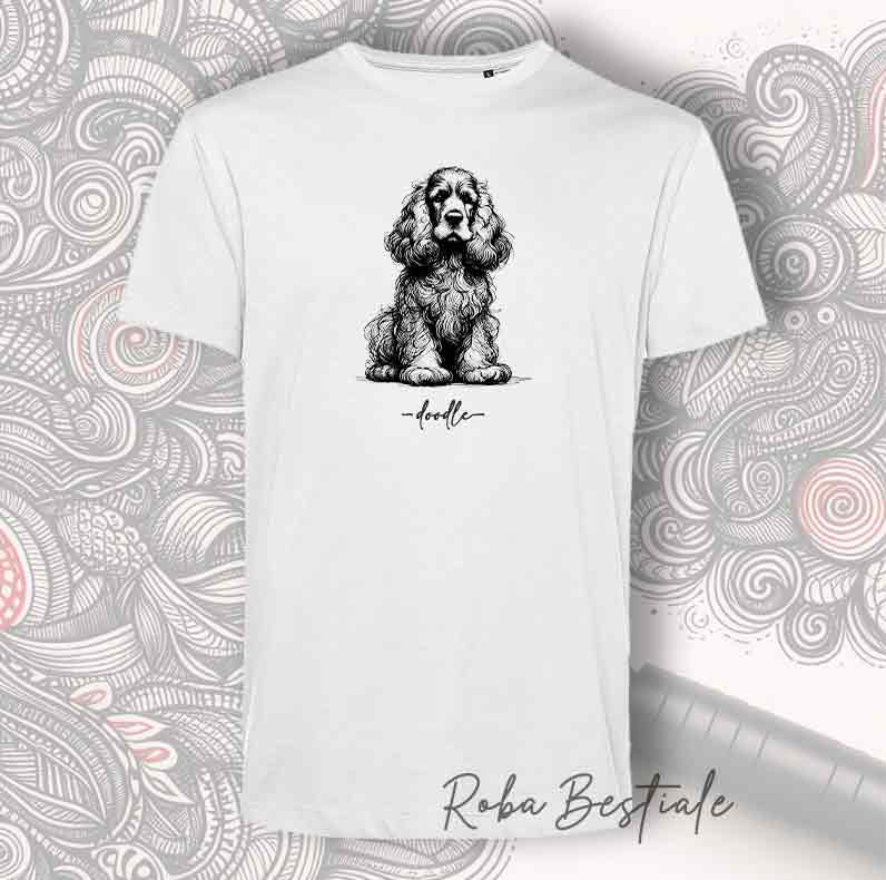 T-Shirt DOODLE - COCKER SPANIEL INGLESE