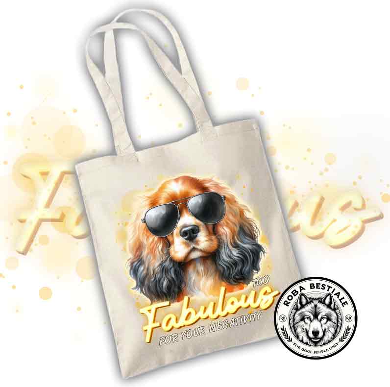 TOO FABULOUS Shopper - ENGLISH COCKER SPANIEL