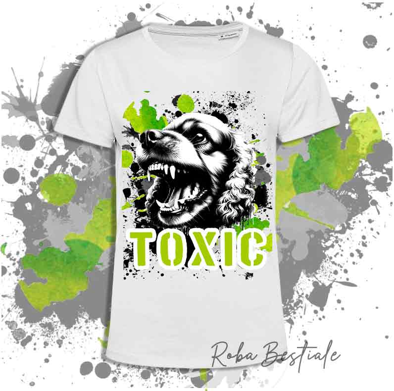 T-Shirt TOXIC - COCKER SPANIEL INGLESE