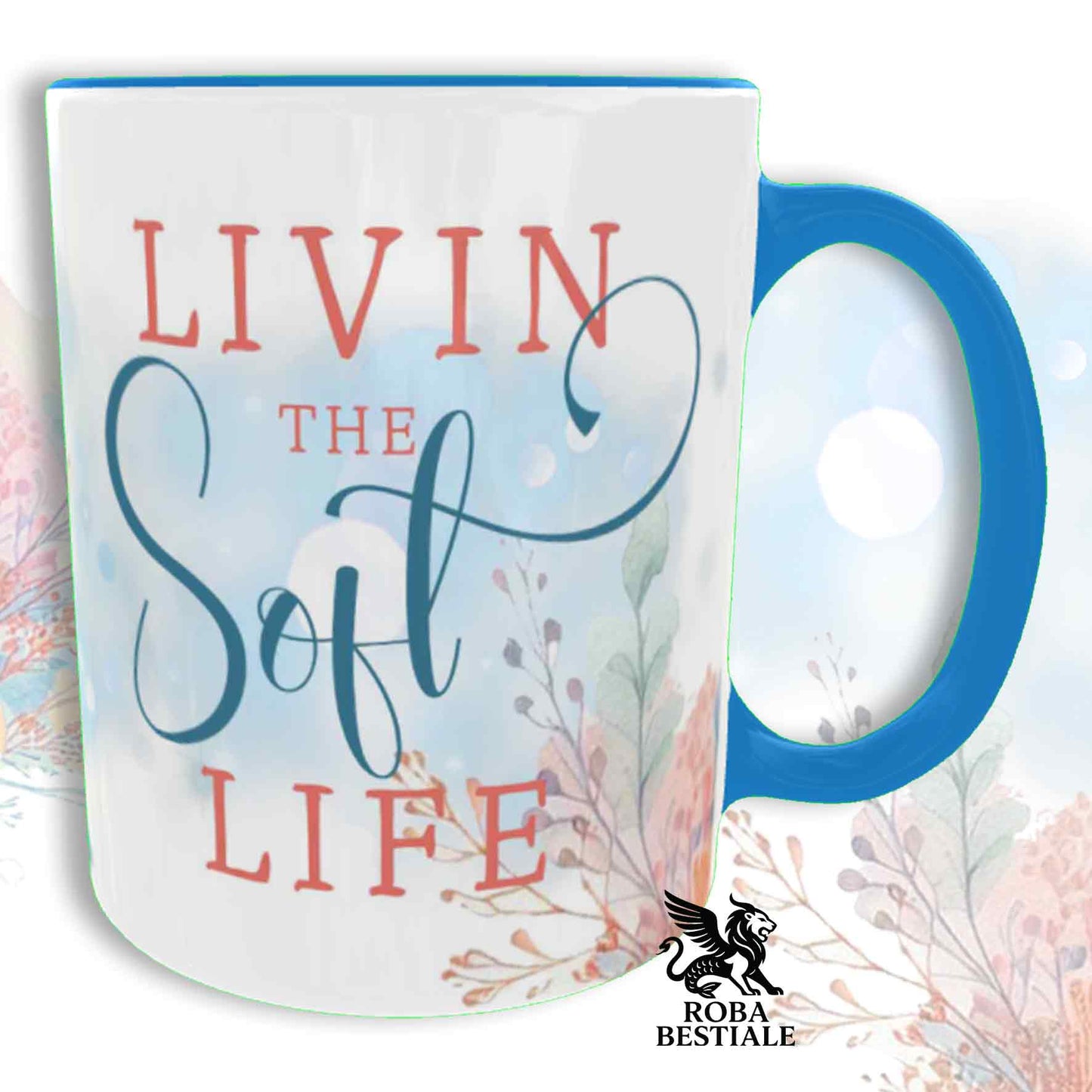 Tazza SOFT LIFE - COCKER SPANIEL INGLESE Blue Roano Focato - In Ceramica, colore a scelta - 330 ml