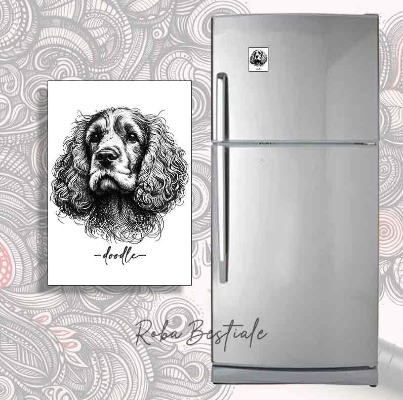 Magnete DOODLE - COCKER SPANIEL INGLESE
