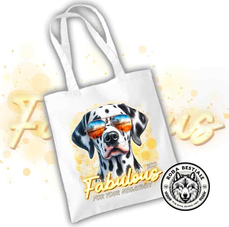 TOO FABULOUS Shopper - DALMATIAN