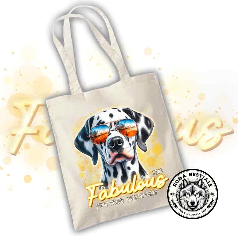 TOO FABULOUS Shopper - DALMATIAN
