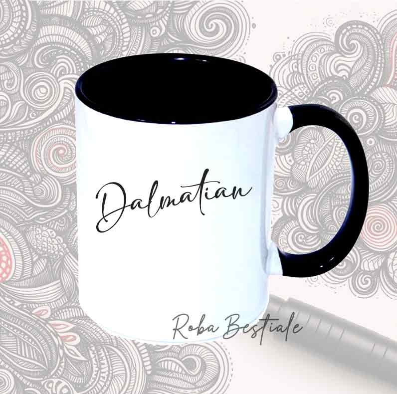 DOODLE Mug - DALMATIAN Black & White