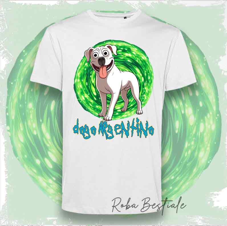 RICK & MORTY T-Shirt - DOGO ARGENTINO