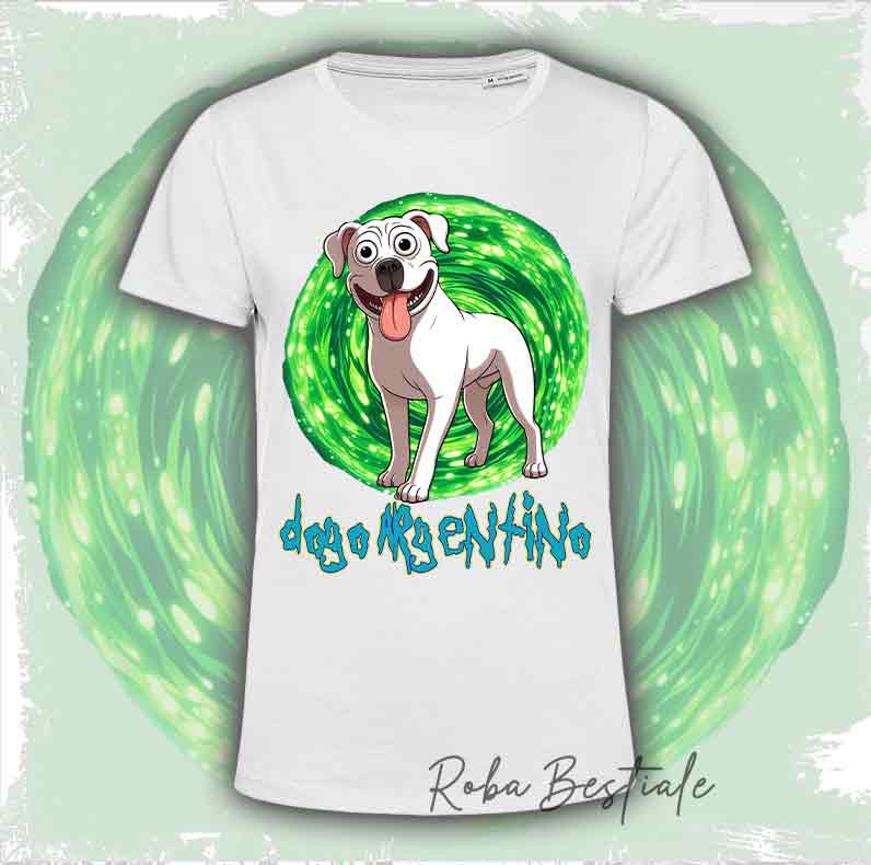 RICK & MORTY T-Shirt - DOGO ARGENTINO