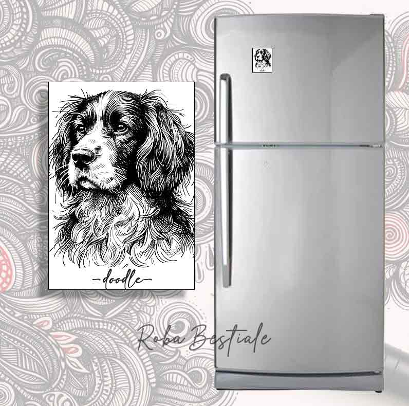 DOODLE magnet - EPAGNEUL BRETON