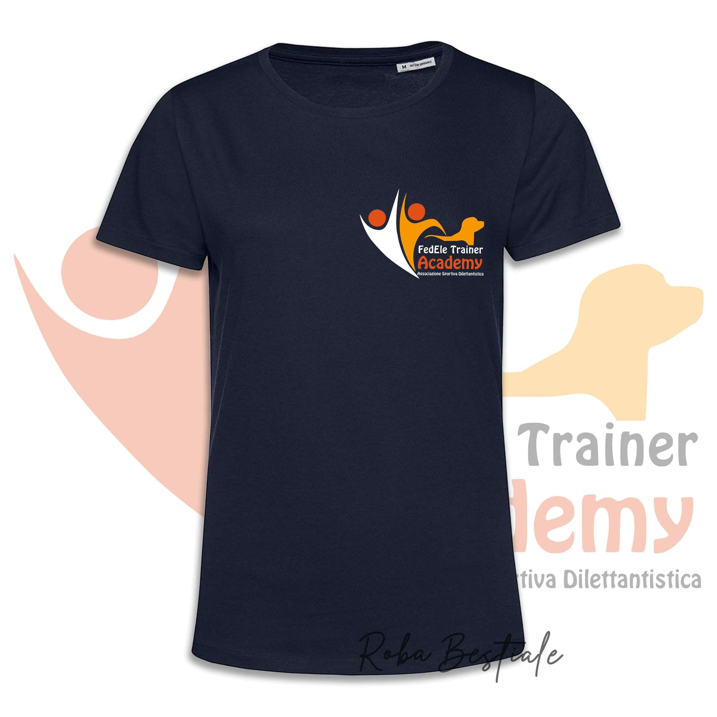 T-Shirt FEDELE Trainer Academy - Uomo o Donna, TONI DI BLU - Dalla XS alla 3XL