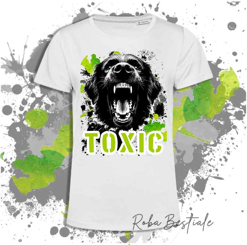 T-Shirt TOXIC - FLAT COATED RETRIEVER