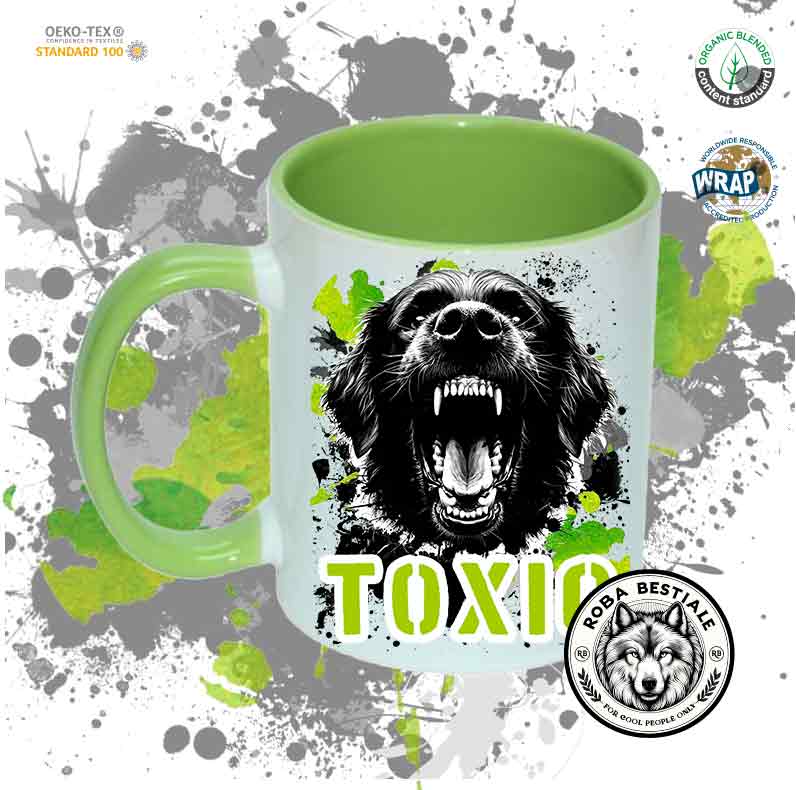 TOXIC Mug - FLAT COATED RETRIEVER