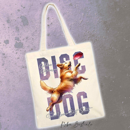 Shopper APTITUDE - DISC DOG - GOLDEN RETRIEVER - Diversi colori disponibili
