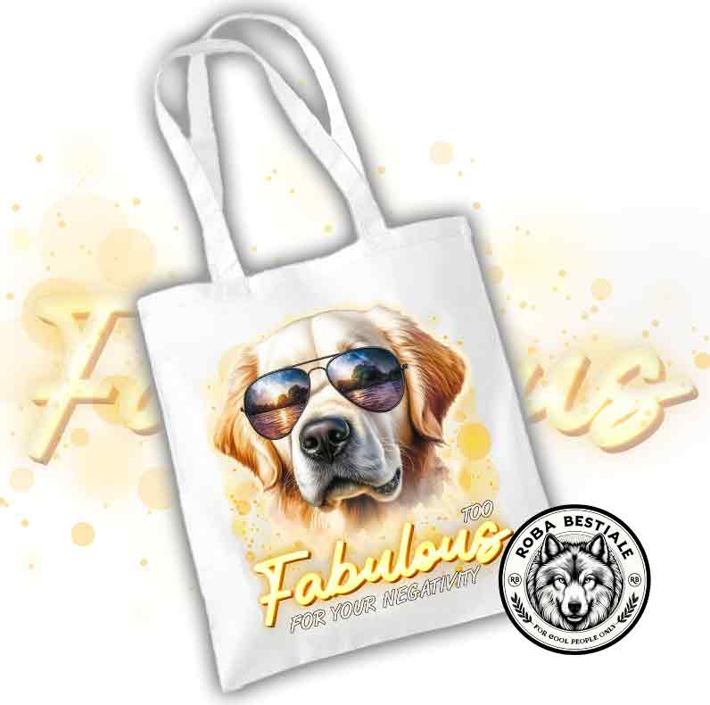 TOO FABULOUS Shopper - GOLDEN RETRIEVER