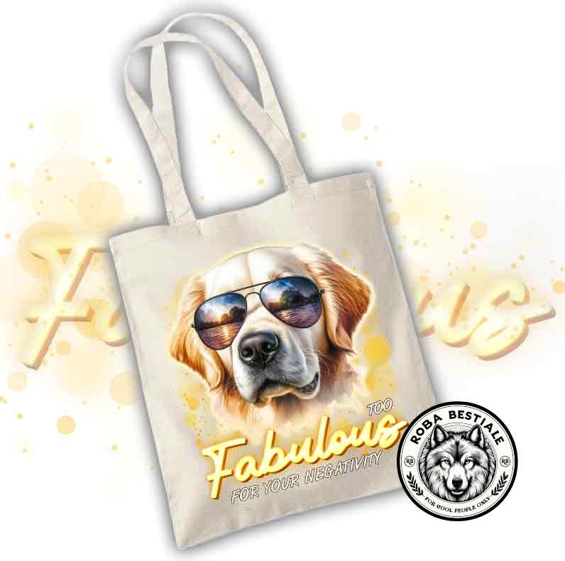 TOO FABULOUS Shopper - GOLDEN RETRIEVER