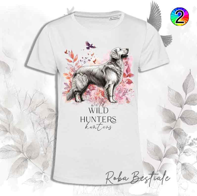 T-Shirt WILD HUNTERS - GOLDEN RETRIEVER