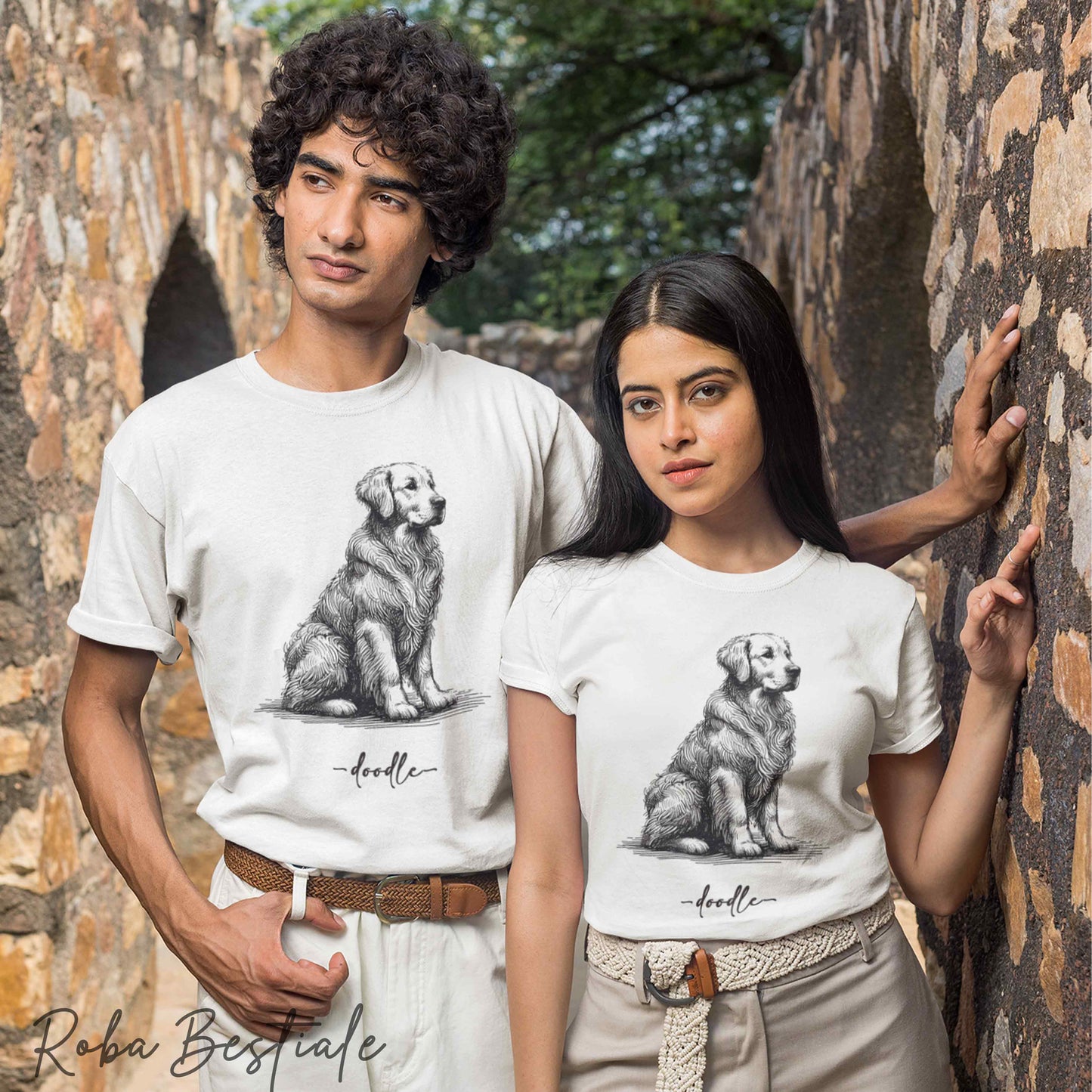 DOODLE T-Shirt - GOLDEN RETRIEVER