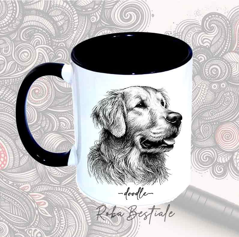 DOODLE mug - GOLDEN RETRIEVER