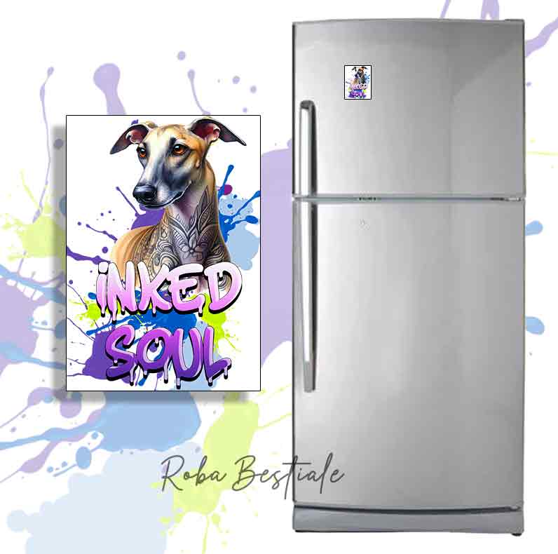 Magnete INKED SOUL - GREYHOUND Fulvo