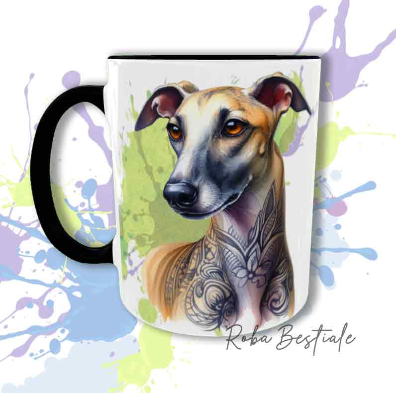 INKED SOUL Mug - GREYHOUND Fawn