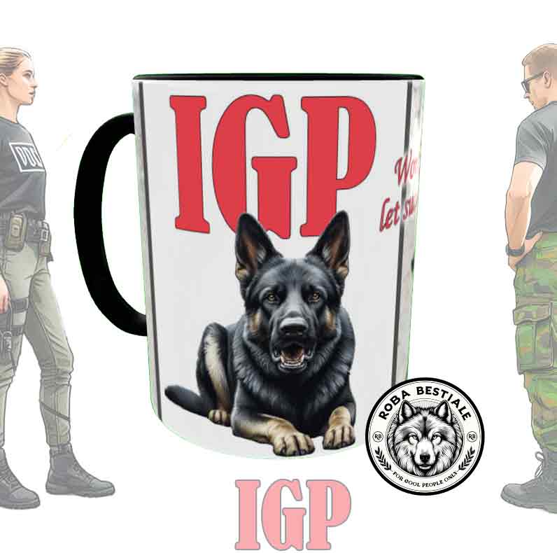 Tazza IGP 2 - PASTORE TEDESCO "GRIGIONE"