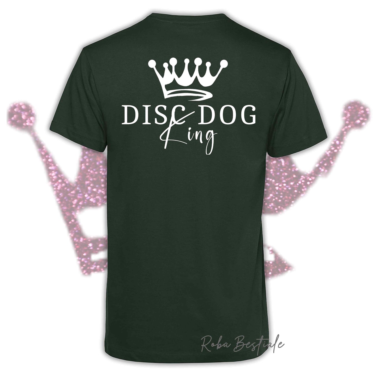 T-Shirt HRH - DISC DOG KING - Uomo, disponibile in tanti colori - dalla XS alla 5XL