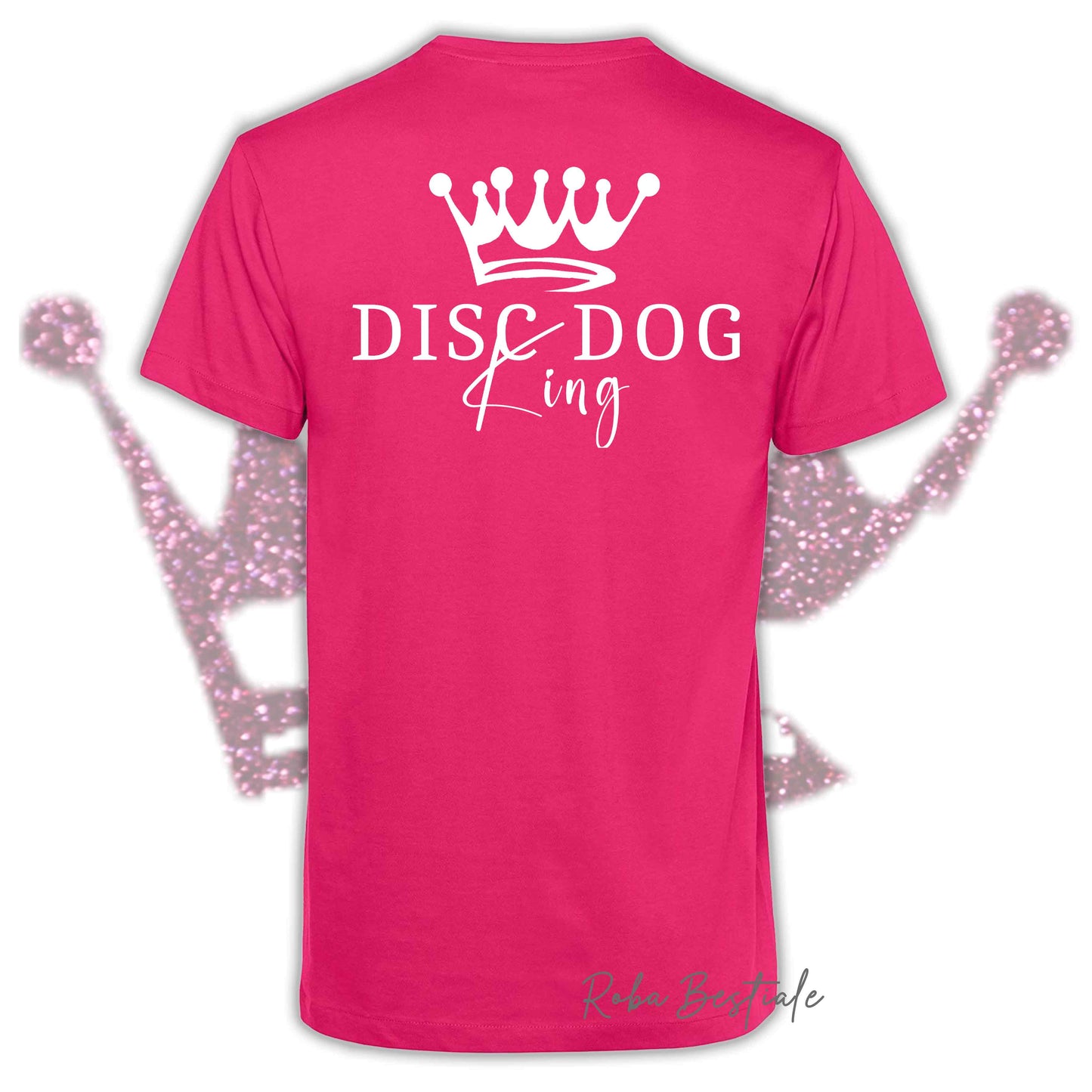 T-Shirt HRH - DISC DOG KING - Uomo, disponibile in tanti colori - dalla XS alla 5XL
