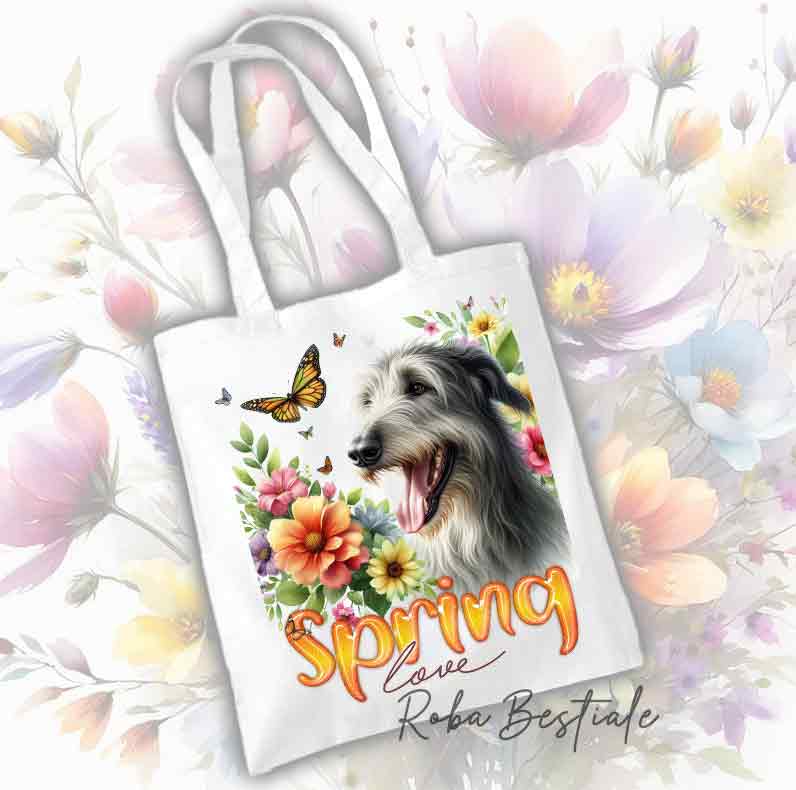 SPRING LOVE shopper - IRISH WOLFHOUND