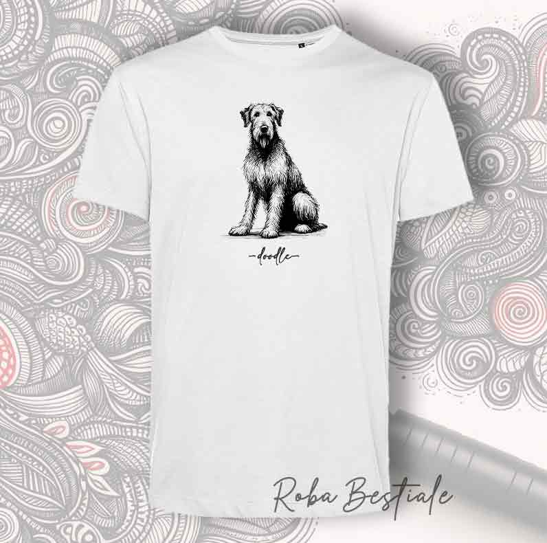 T-Shirt DOODLE - IRISH WOLFHOUND