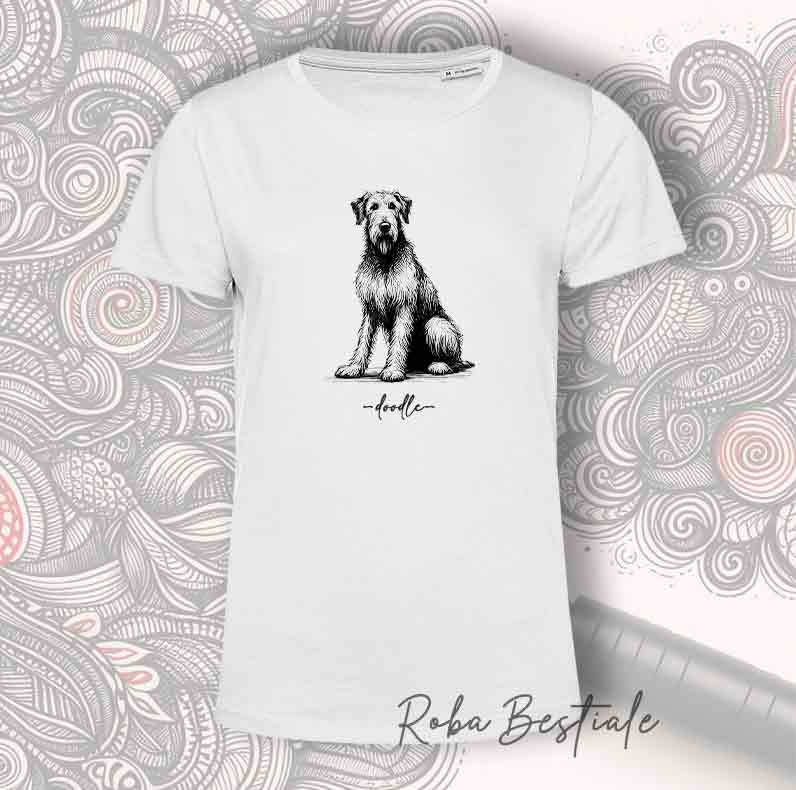 T-Shirt DOODLE - IRISH WOLFHOUND