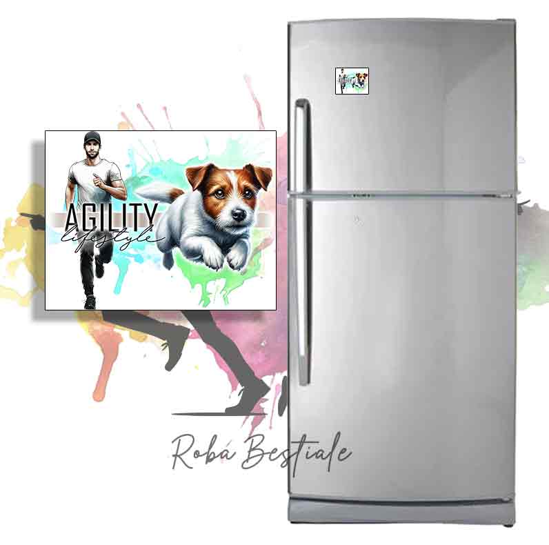 AGILITY Lifestyle Magnet - JACK RUSSELL TERRIER - Design "GIRL" or "BOY"