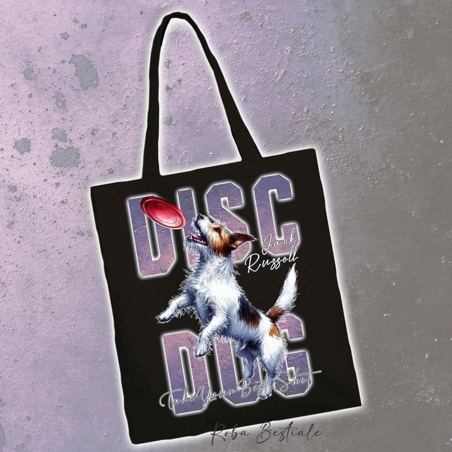 Shopper APTITUDE - DISC DOG - JACK RUSSELL TERRIER Rough - Diversi colori disponibili