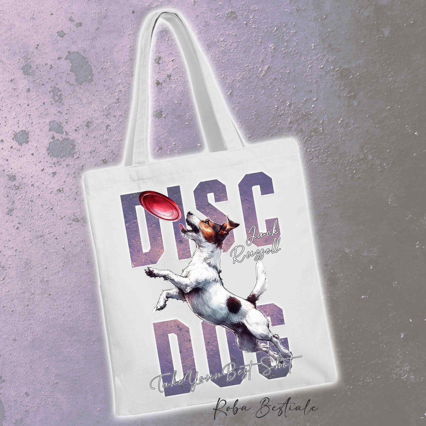 Shopper APTITUDE - DISC DOG - JACK RUSSELL TERRIER Smooth - Diversi colori disponibili