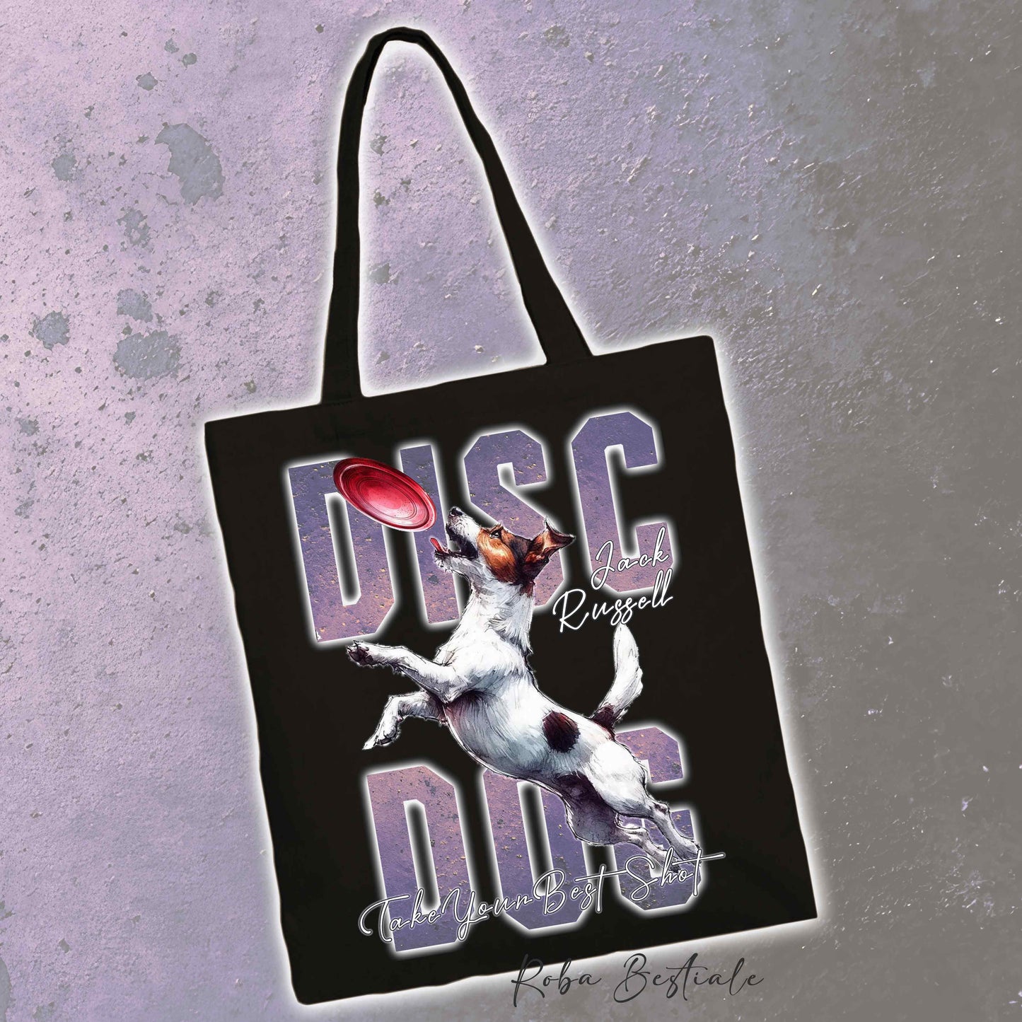 Shopper APTITUDE - DISC DOG - JACK RUSSELL TERRIER Smooth - Diversi colori disponibili