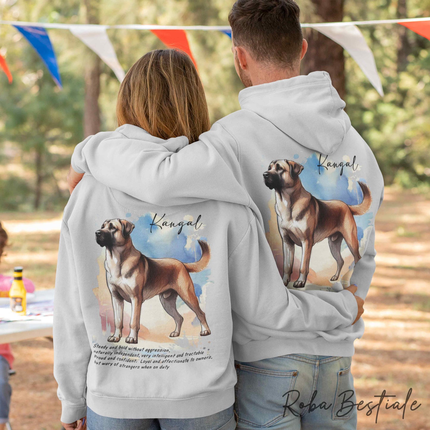 Felpa BEHAVIOR - KANGAL - Standard FCI - Unisex - Grigia - dalla XS alla 3XL