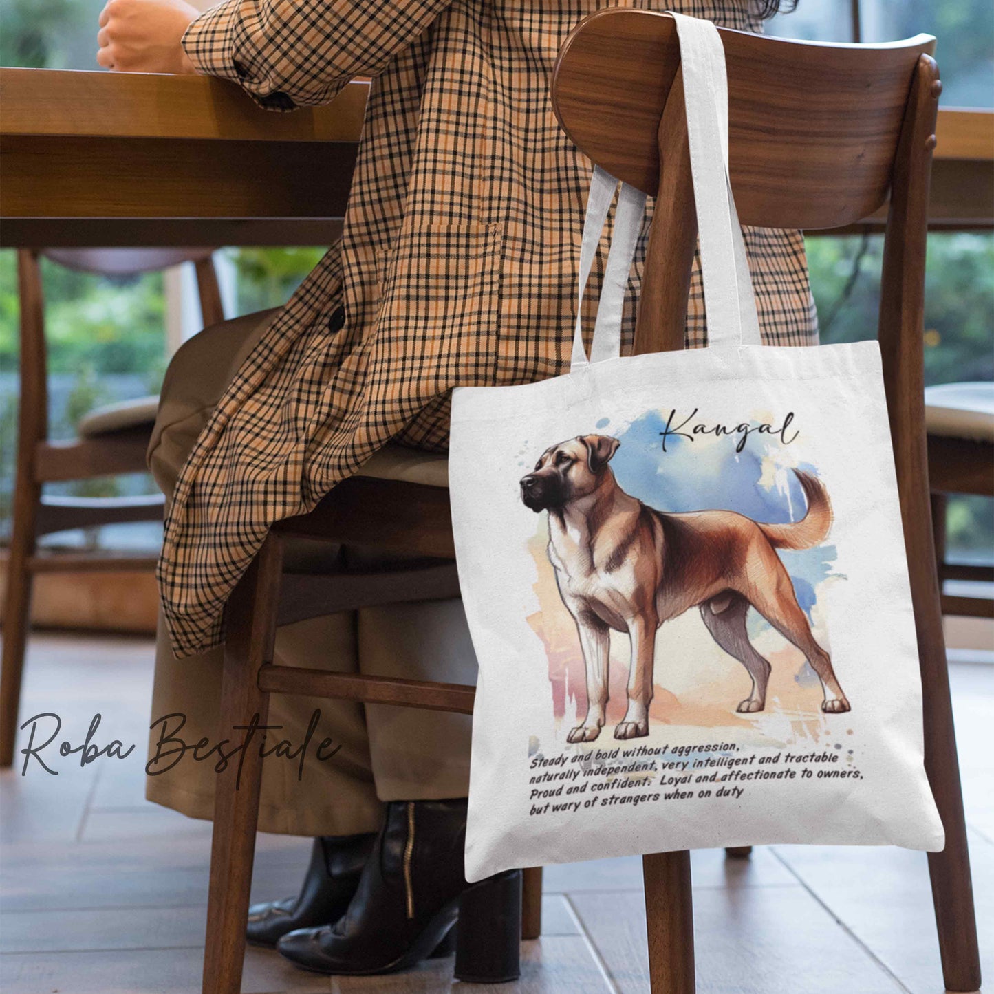 Shopper BEHAVIOR - KANGAL - Standard FCI - Diversi colori disponibili, 100% Cotone