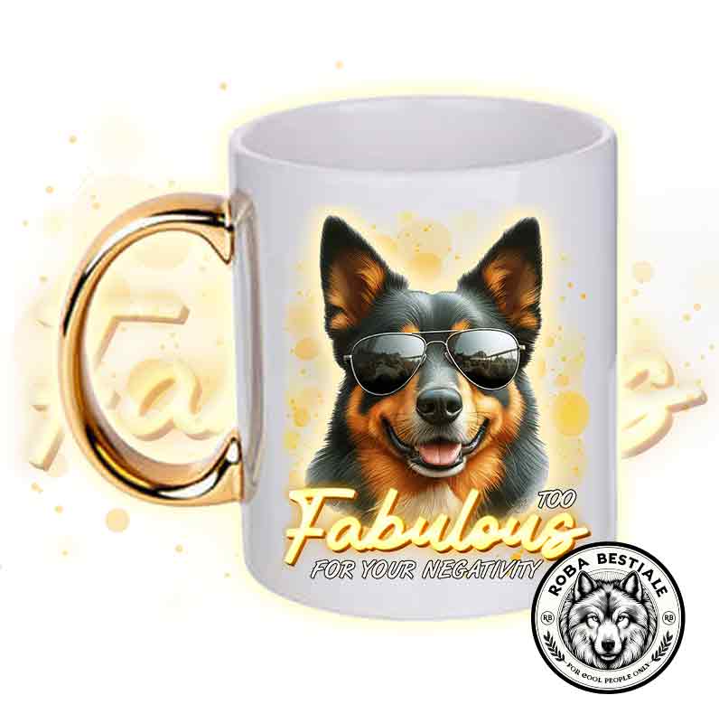 Tazza TOO FABULOUS - AUSTRALIAN KELPIE Black & Tan