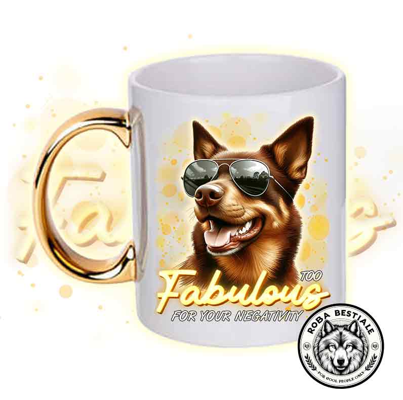 Tazza TOO FABULOUS - AUSTRALIAN KELPIE Red & Tan