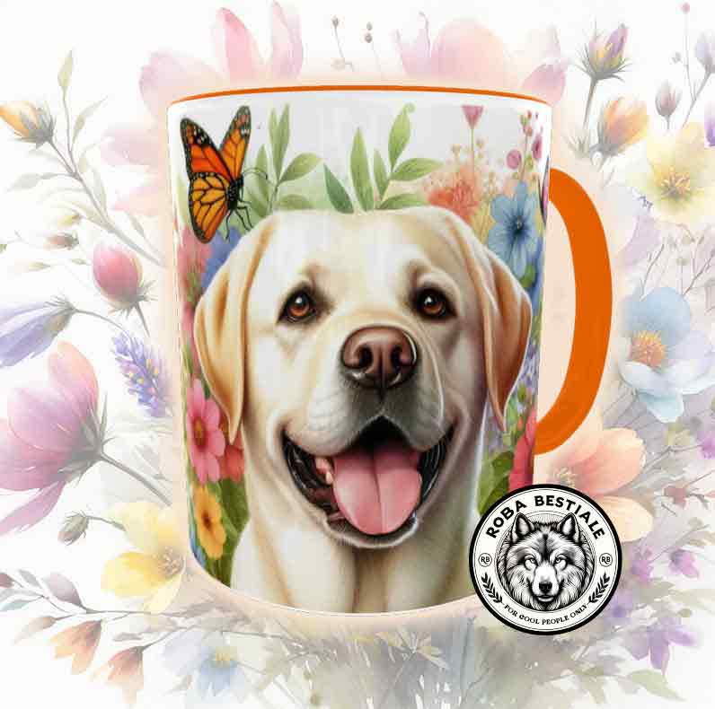 Tazza SPRING LOVE - LABRADOR RETRIEVER Miele
