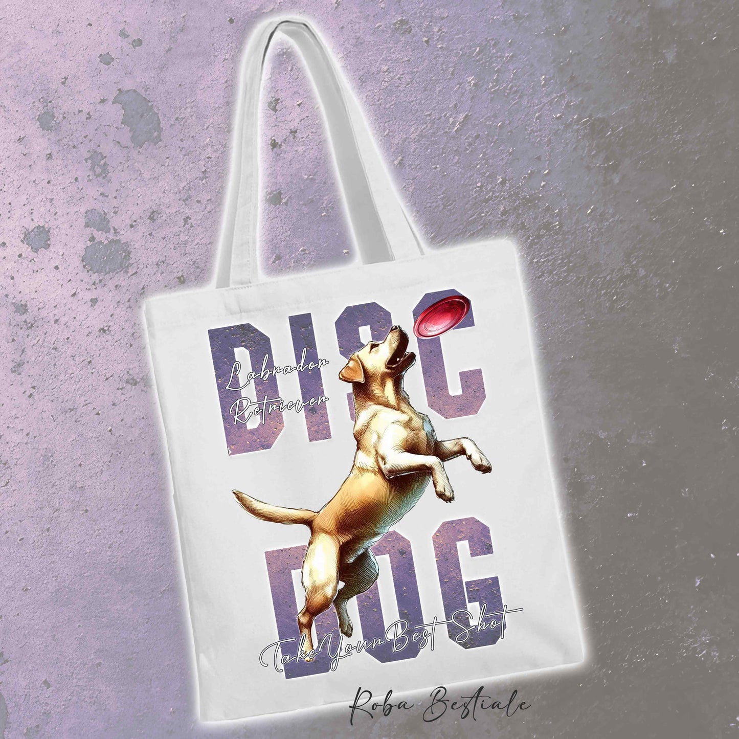 Shopper APTITUDE - DISC DOG - LABRADOR RETRIEVER - Diversi colori disponibili